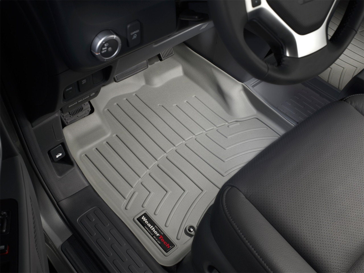WeatherTech FloorLinerTM DigitalFit; Gray; Front 460501 thumbnail 1