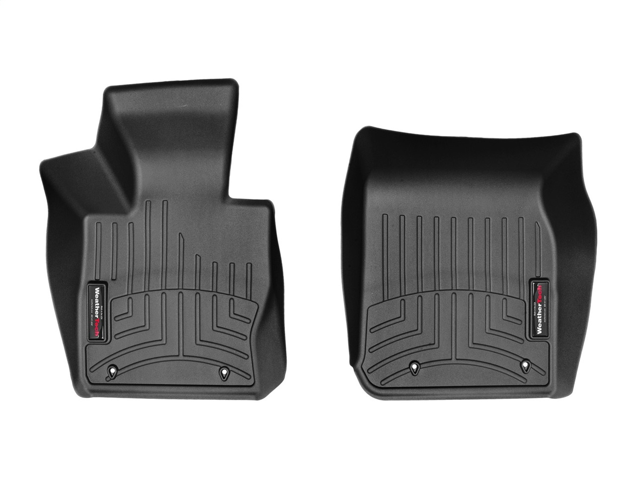 WeatherTech FloorLinerTM DigitalFit; Black; Front 448261 thumbnail 1
