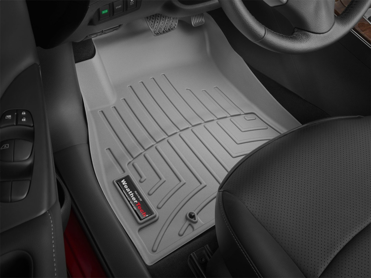 WeatherTech FloorLinerTM DigitalFit; Gray; Front 466681 thumbnail 1