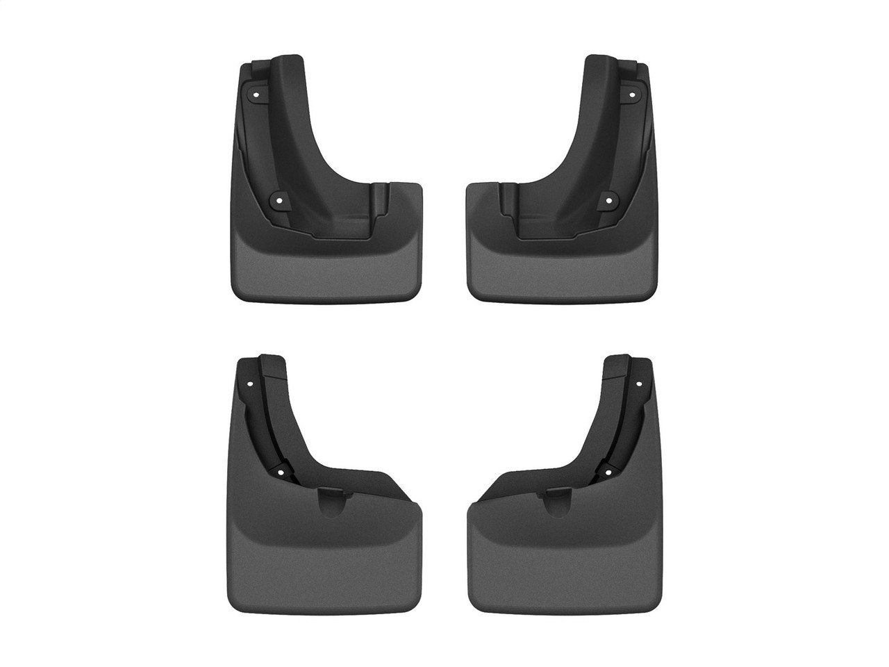 WeatherTech MudFlap No-Drill DigitalFit MudFlap Kit; Black 110190-120190 thumbnail 0