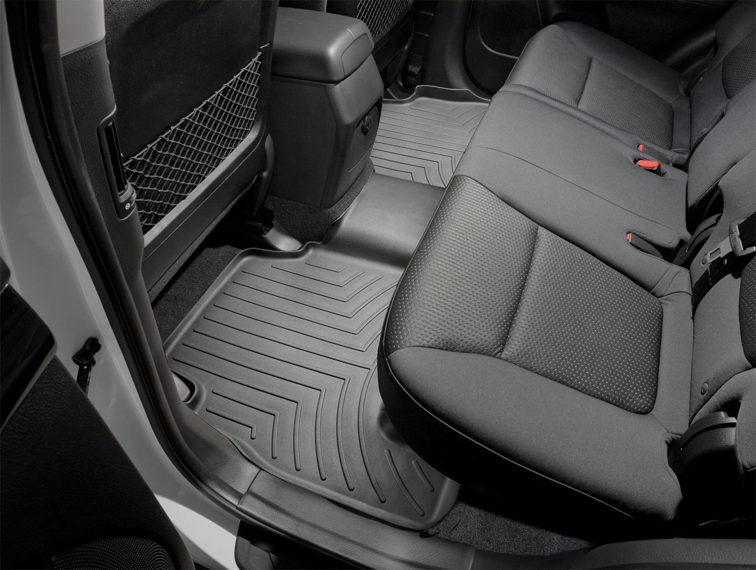 WeatherTech FloorLinerTM DigitalFit; Black; Rear 442872 thumbnail 1