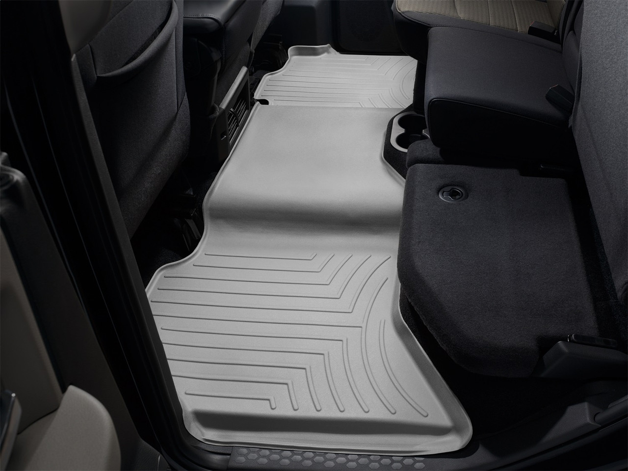 WeatherTech FloorLinerTM DigitalFit; Gray; Rear 462163 thumbnail 0