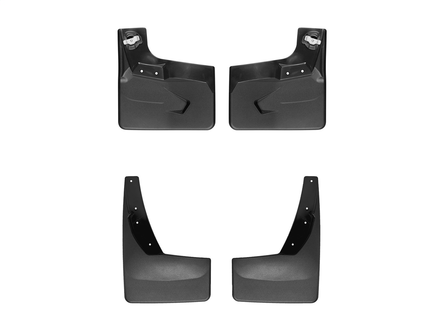 WeatherTech MudFlap No-Drill DigitalFit MudFlap Kit; Black 110088-120155 thumbnail 0
