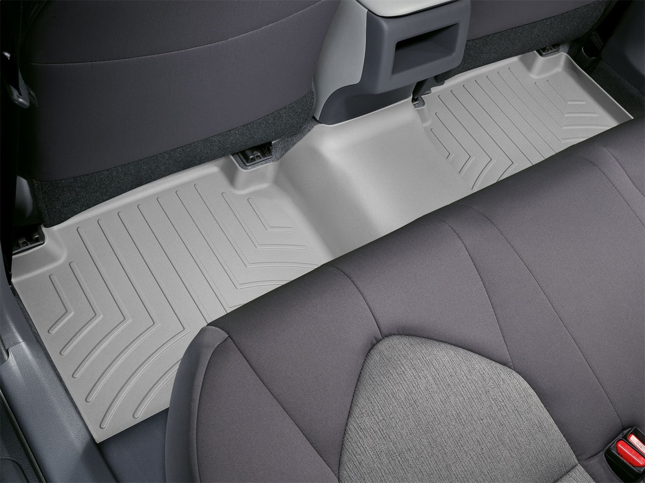 WeatherTech FloorLinerTM DigitalFit; Gray; Rear 4612303 thumbnail 1