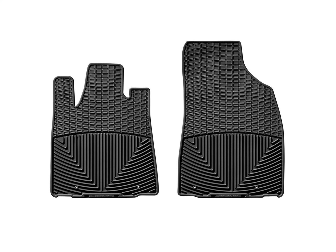 WeatherTech All Weather Floor Mats; Black; Front W131 thumbnail 1