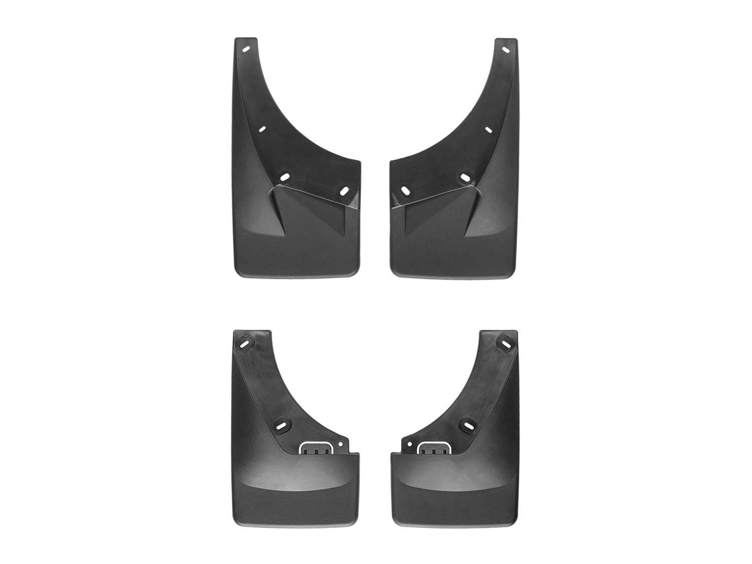 WeatherTech MudFlap No-Drill DigitalFit MudFlap Kit; Black 110008-120012 thumbnail 0