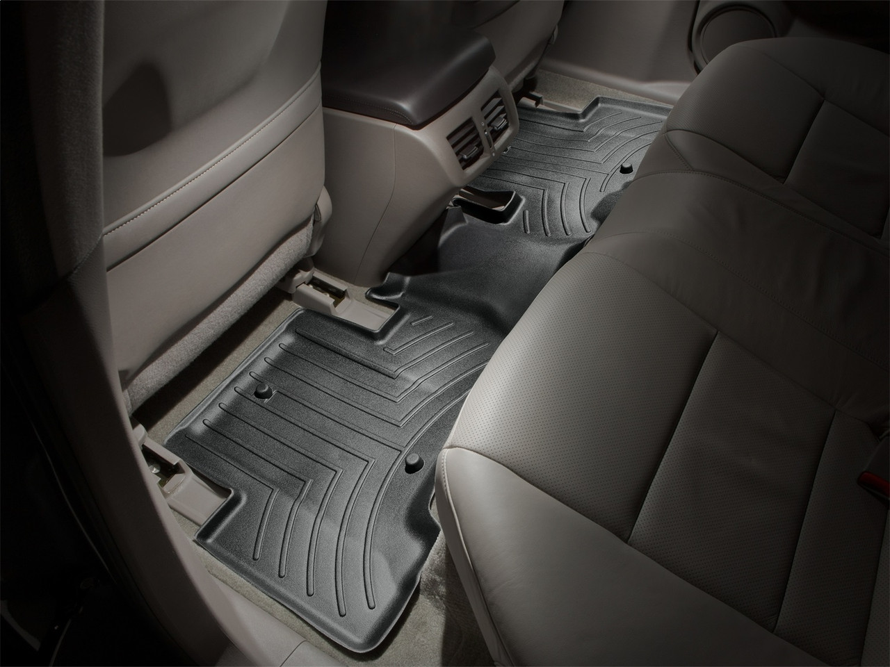 WeatherTech FloorLinerTM DigitalFit; Black; Rear 442892 thumbnail 0