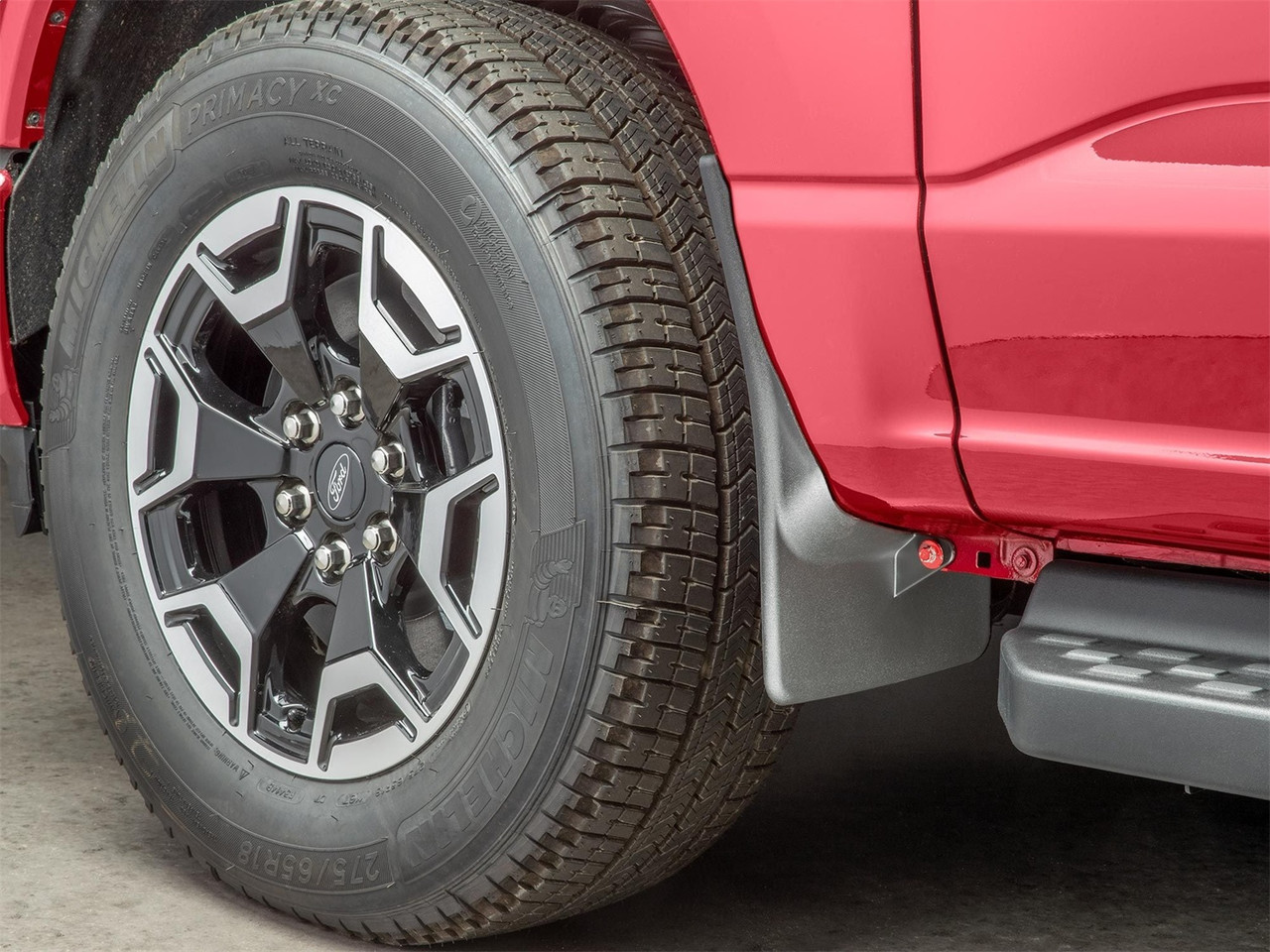 WeatherTech MudFlap No-Drill DigitalFit; Black 110164 thumbnail 1