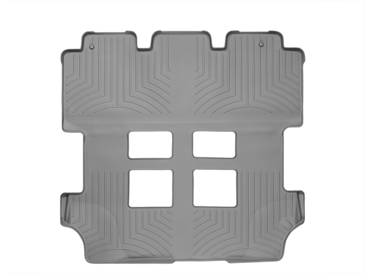 WeatherTech FloorLinerTM DigitalFit; Gray; Rear And Third Row 463412 thumbnail 1