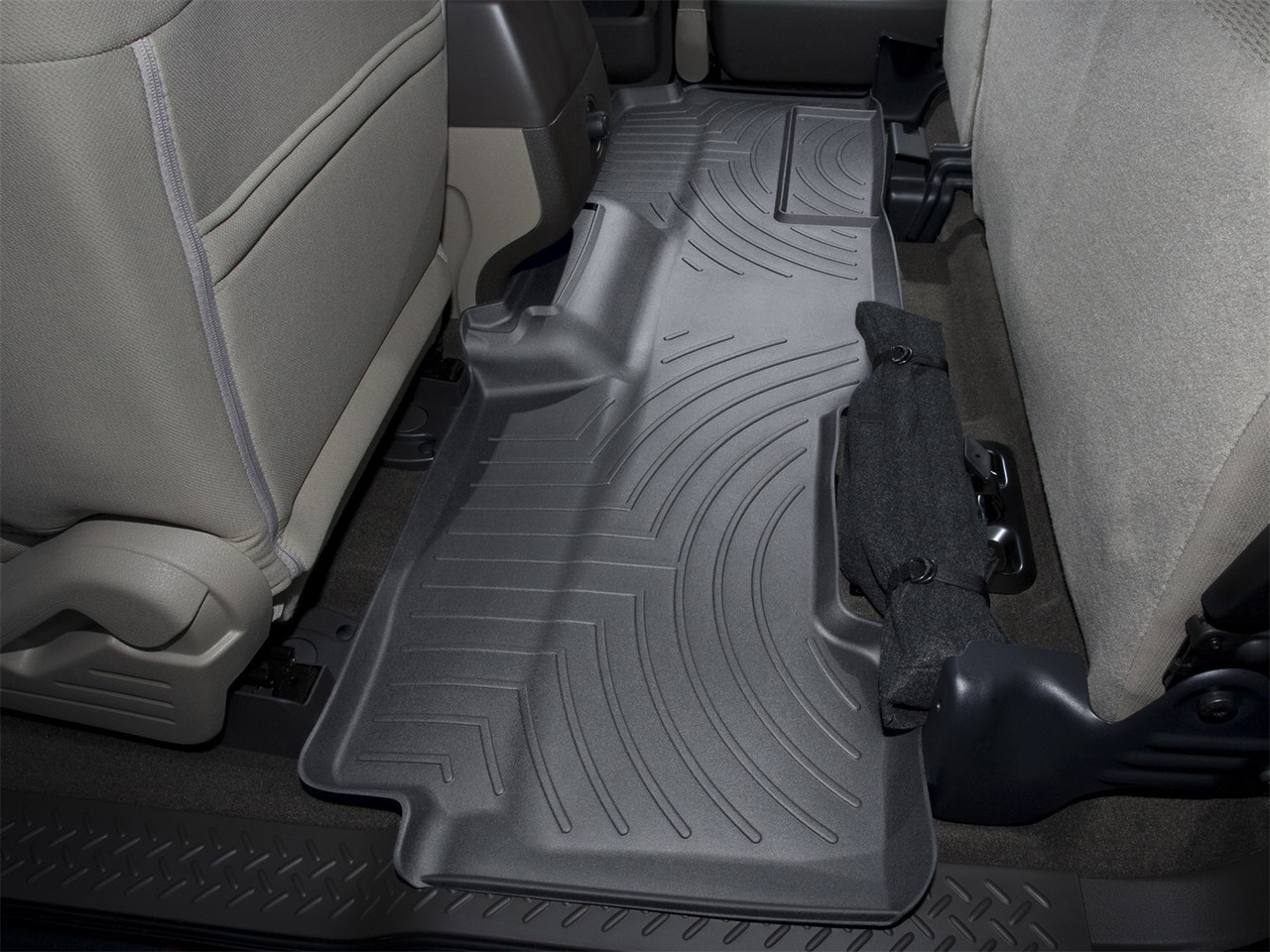 WeatherTech FloorLinerTM DigitalFit; Black; Rear 441792 thumbnail 0