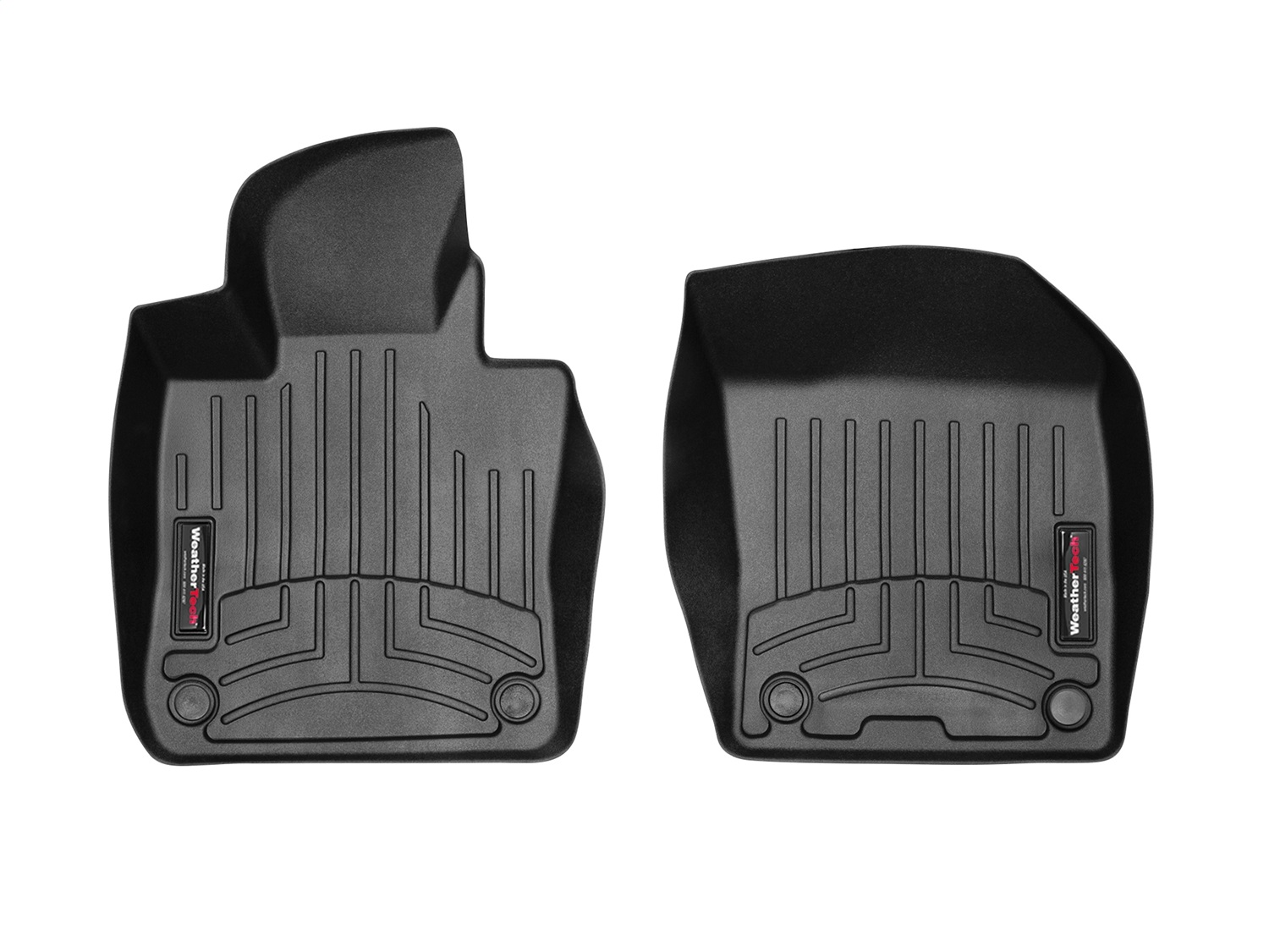WeatherTech FloorLinerTM DigitalFit; Black; Front 4415251 thumbnail 1