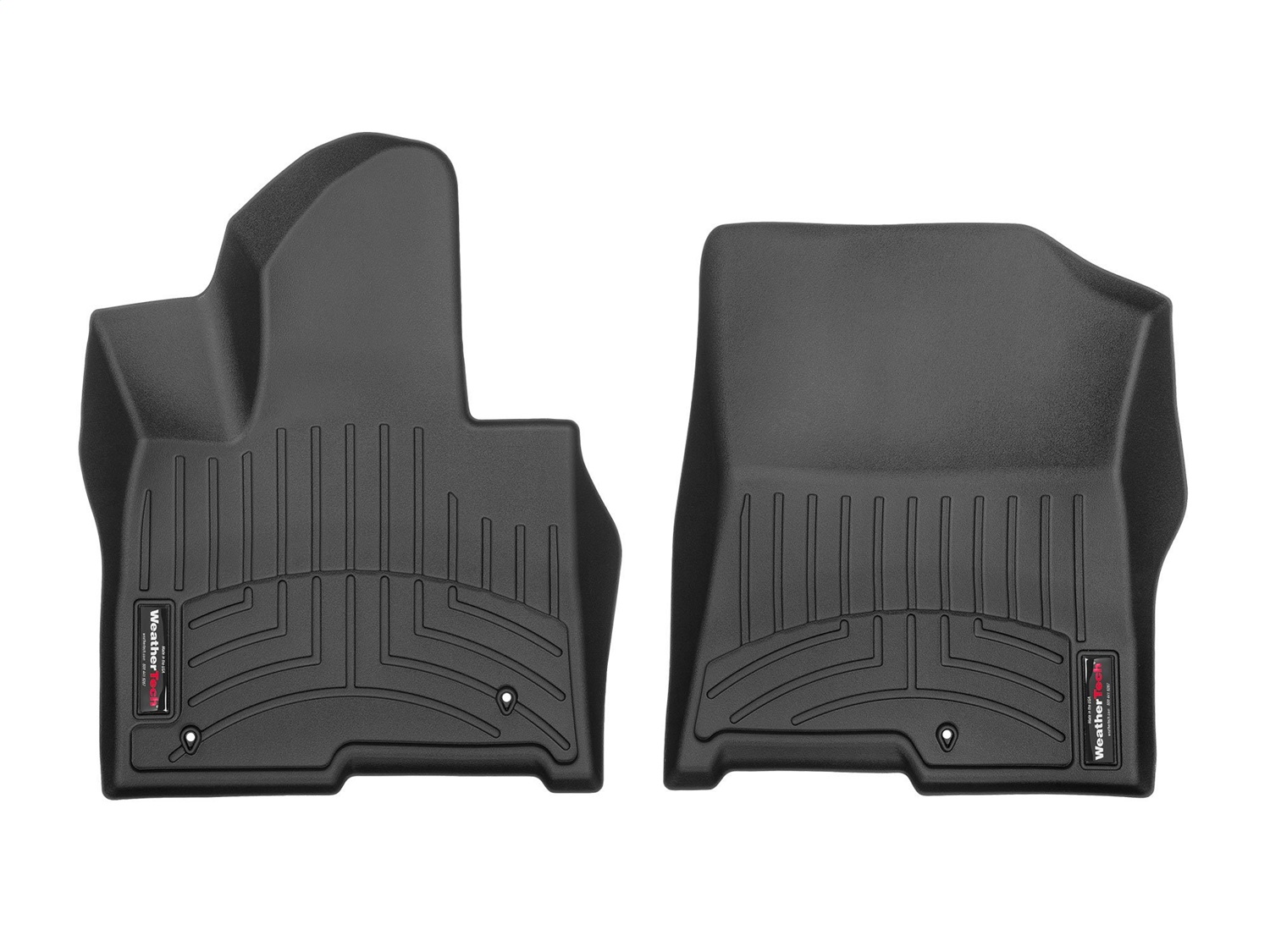 WeatherTech FloorLinerTM DigitalFit; Black; Front 4416541 thumbnail 0