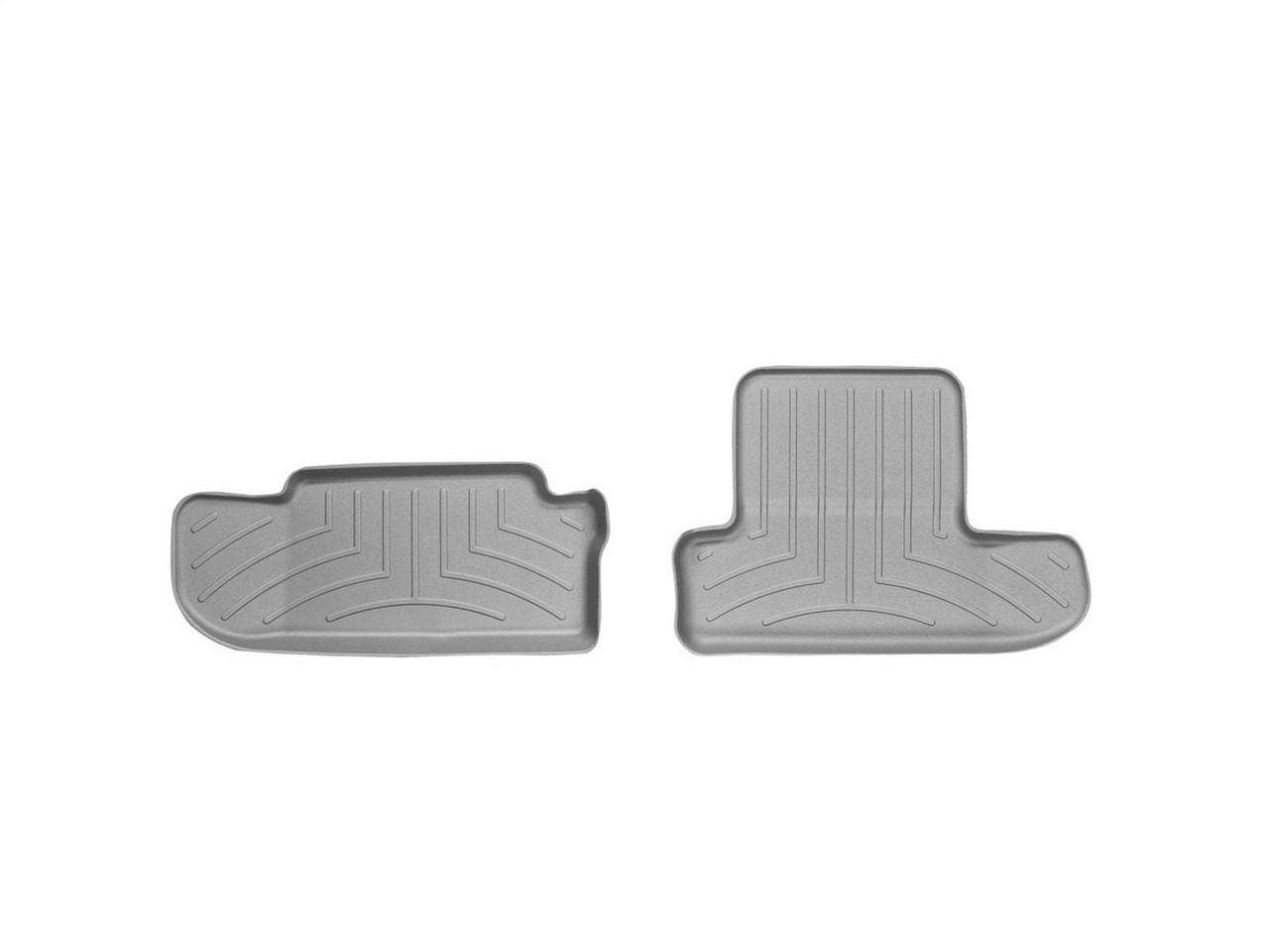 WeatherTech FloorLinerTM DigitalFit; Gray; Rear; 2 Piece 462222 thumbnail 0