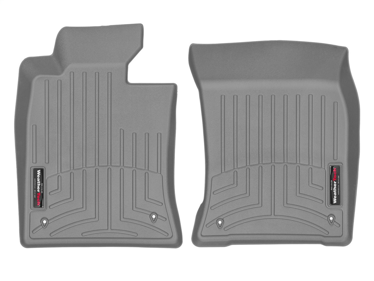 WeatherTech FloorLinerTM DigitalFit; Gray; Front 464301 thumbnail 0