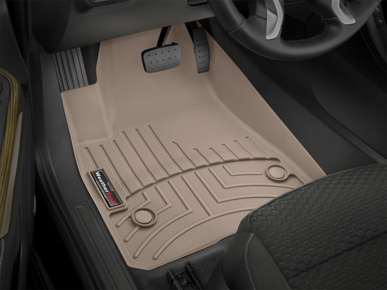 WeatherTech FloorLinerTM DigitalFit; Tan; Front 4510801 thumbnail 1