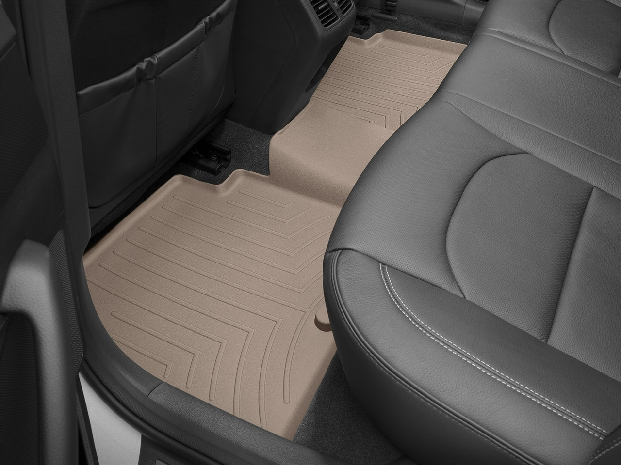 WeatherTech FloorLinerTM DigitalFit; Tan; Rear 456662 thumbnail 0