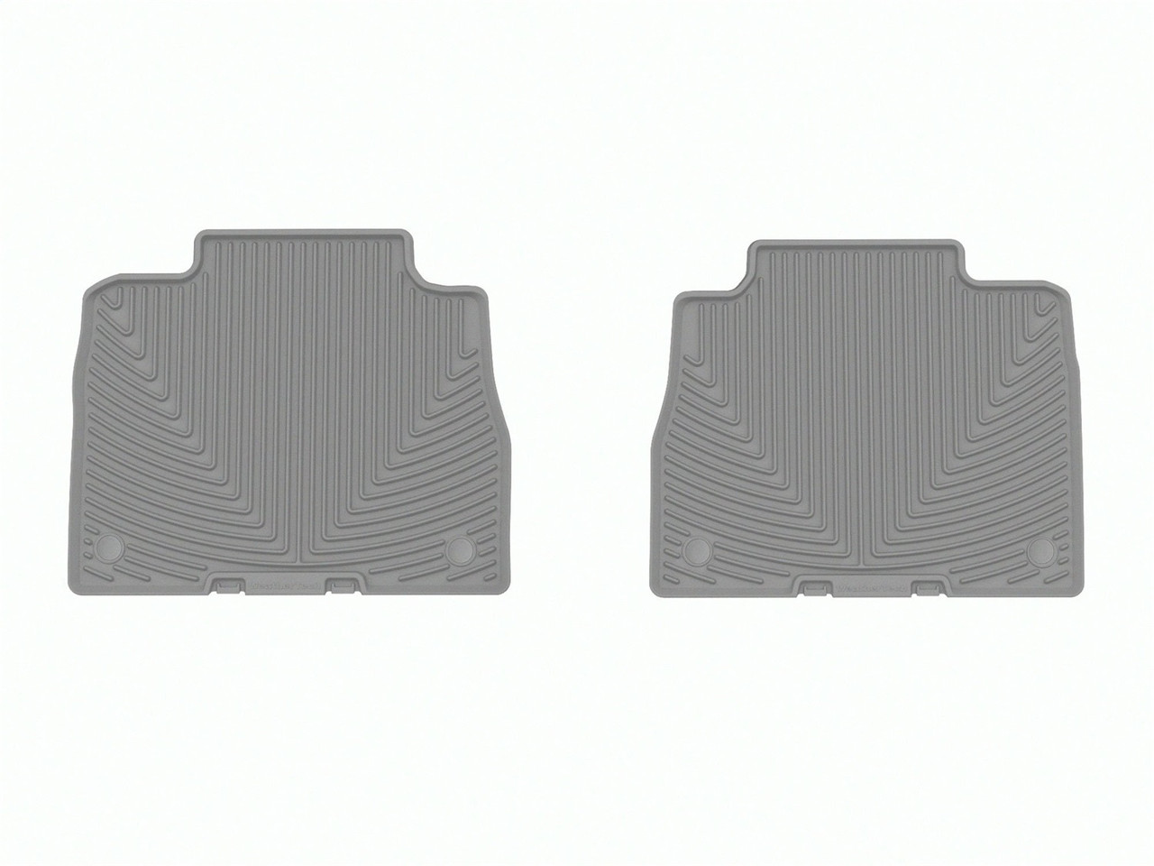 WeatherTech All Weather Floor Mats; Gray; Rear W607GR thumbnail 0