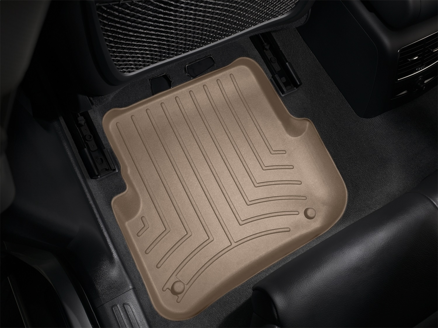 WeatherTech FloorLinerTM DigitalFit; Tan; Rear; 2 Piece 452192 thumbnail 1