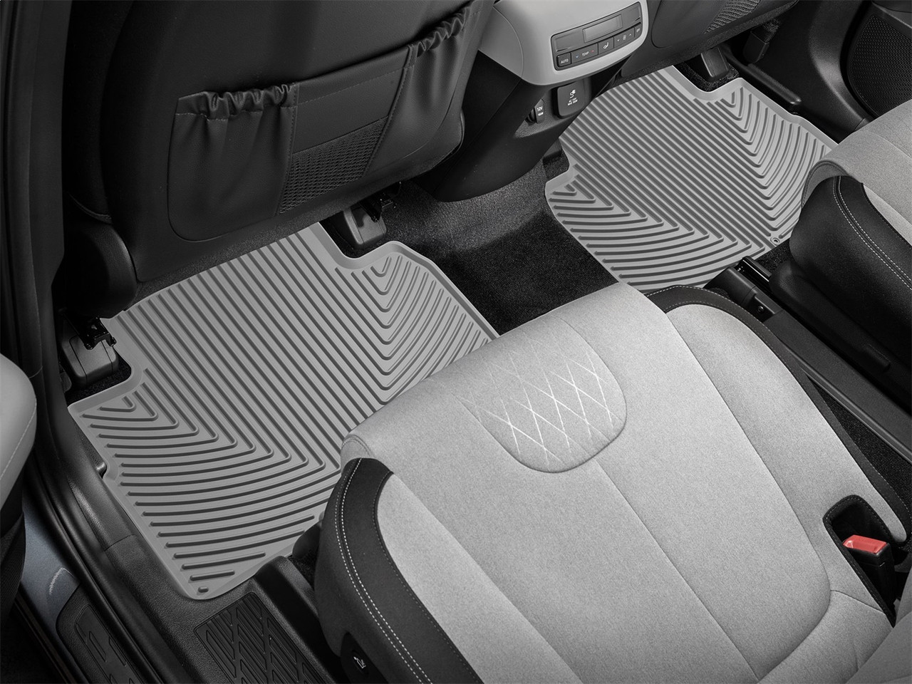 WeatherTech All Weather Floor Mats; Gray; Rear W640GR thumbnail 0