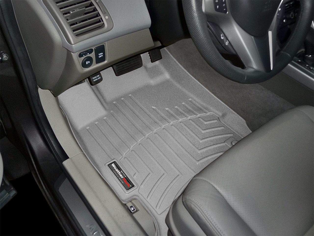 WeatherTech FloorLinerTM DigitalFit; Gray; Front 462281 thumbnail 1