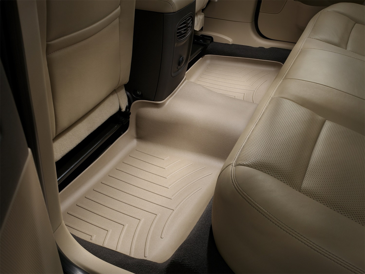 WeatherTech FloorLinerTM DigitalFit; Tan; Rear 450312 thumbnail 1