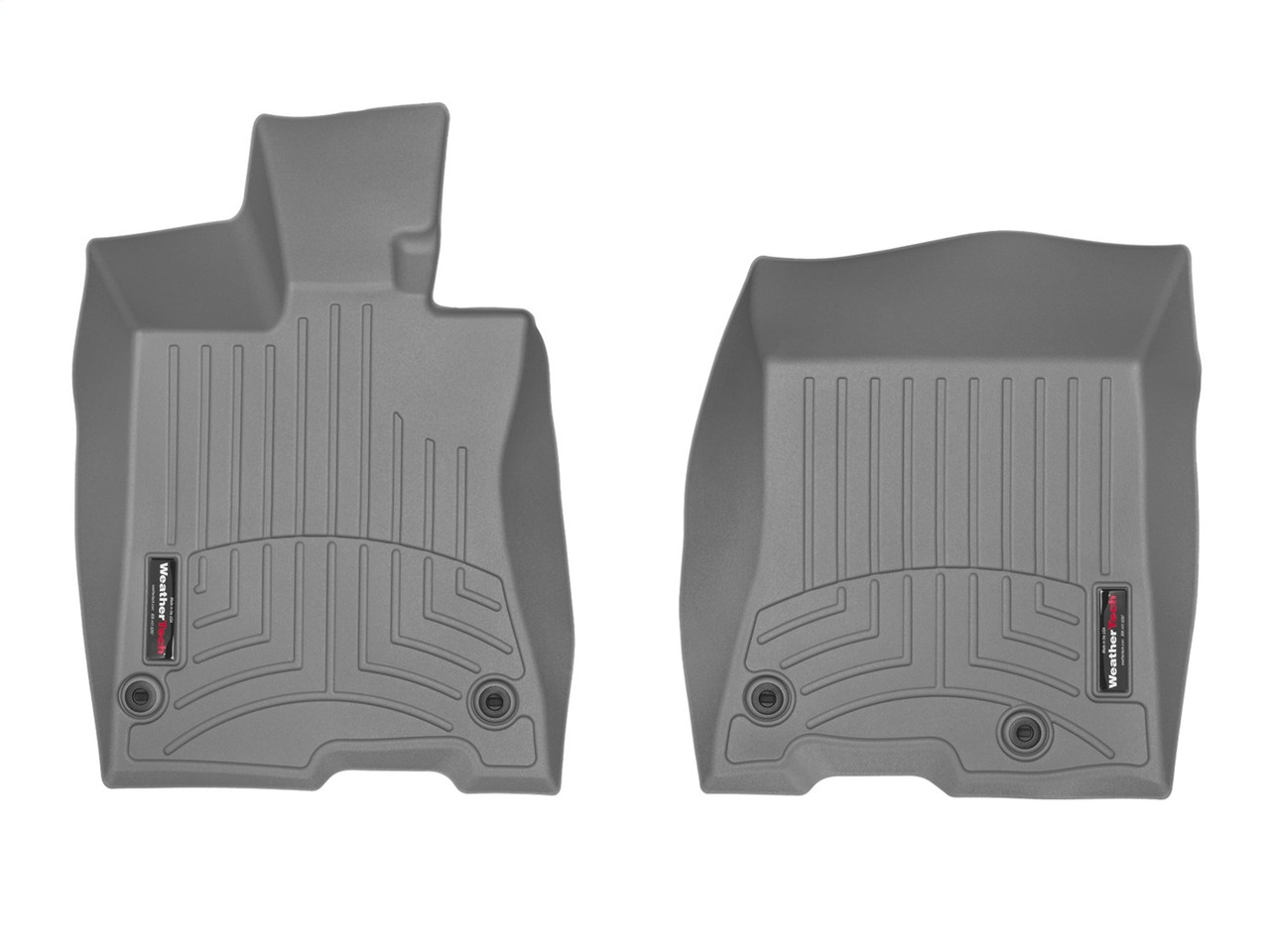 WeatherTech FloorLinerTM DigitalFit; Gray; Front 465581 thumbnail 1