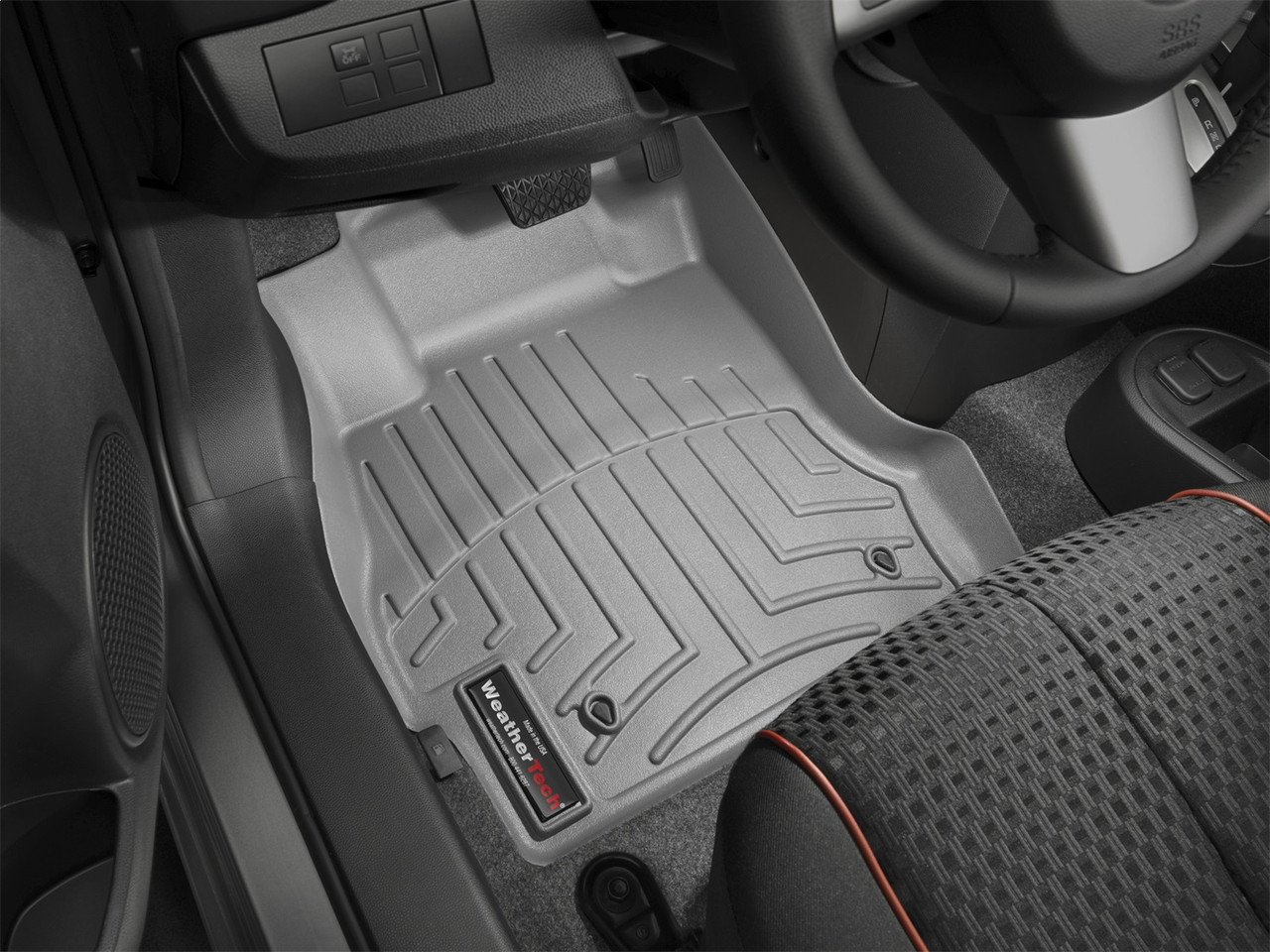 WeatherTech FloorLinerTM DigitalFit; Gray; Front 462731 thumbnail 1