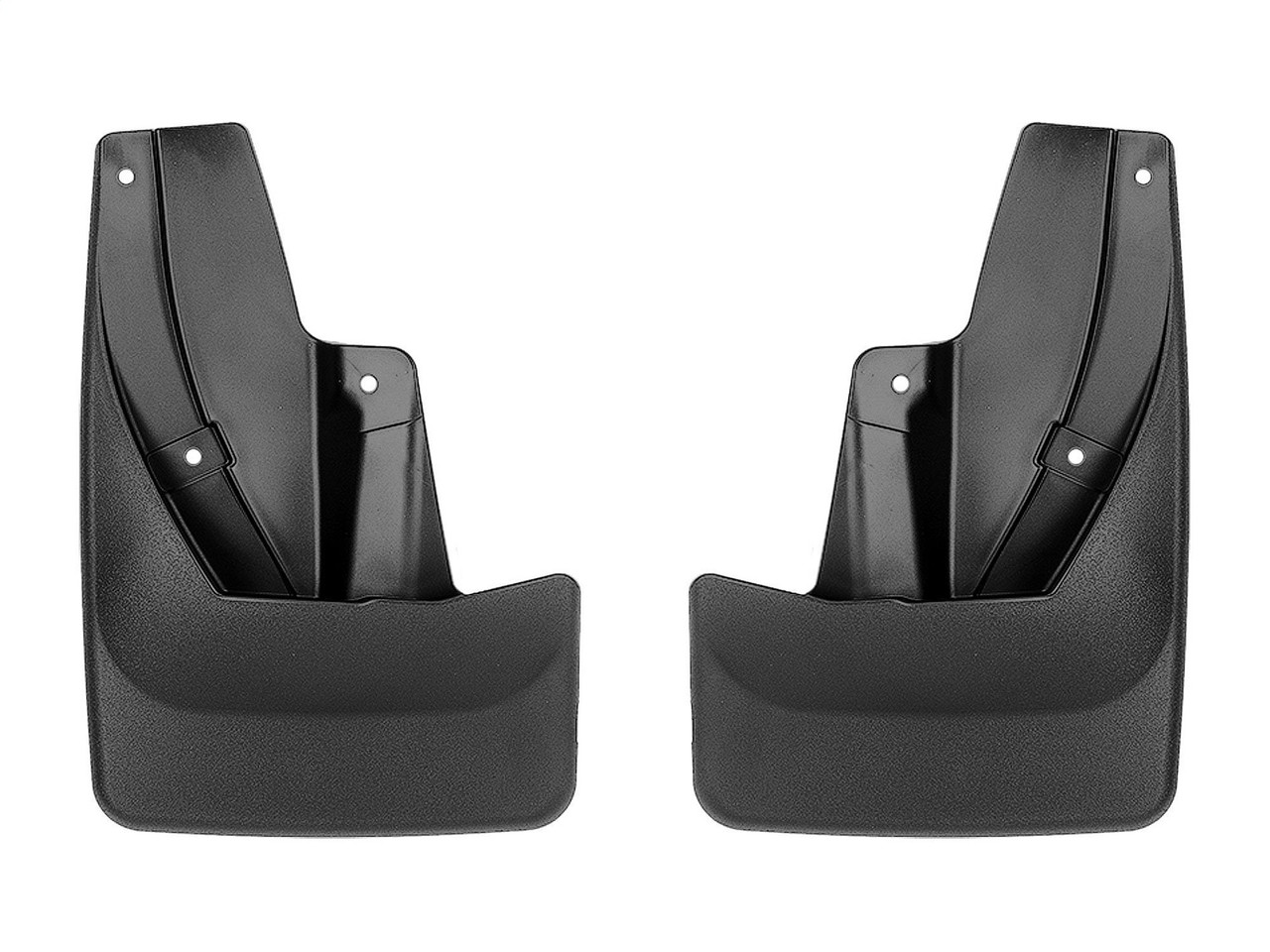 WeatherTech MudFlap No-Drill DigitalFit; Black 120166 thumbnail 0