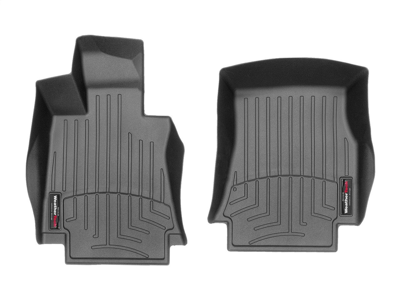 WeatherTech FloorLinerTM DigitalFit; Black; Front 4412071 thumbnail 1