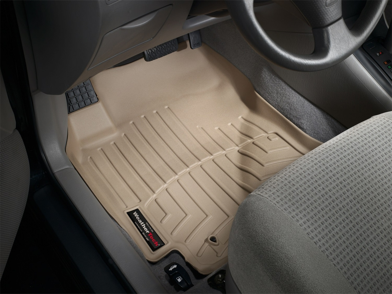 WeatherTech FloorLinerTM DigitalFit; Tan; Front 451091 thumbnail 1