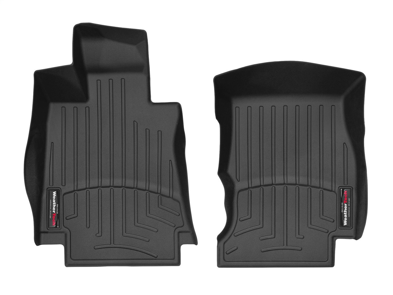 WeatherTech FloorLinerTM DigitalFit; Black; Front 4412091 thumbnail 0