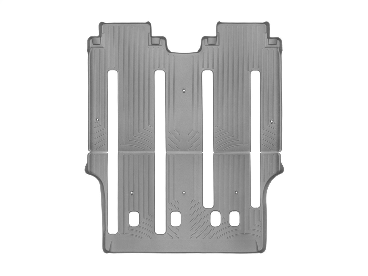 WeatherTech FloorLinerTM DigitalFit; Gray; Rear; 2 Piece 467093 thumbnail 0