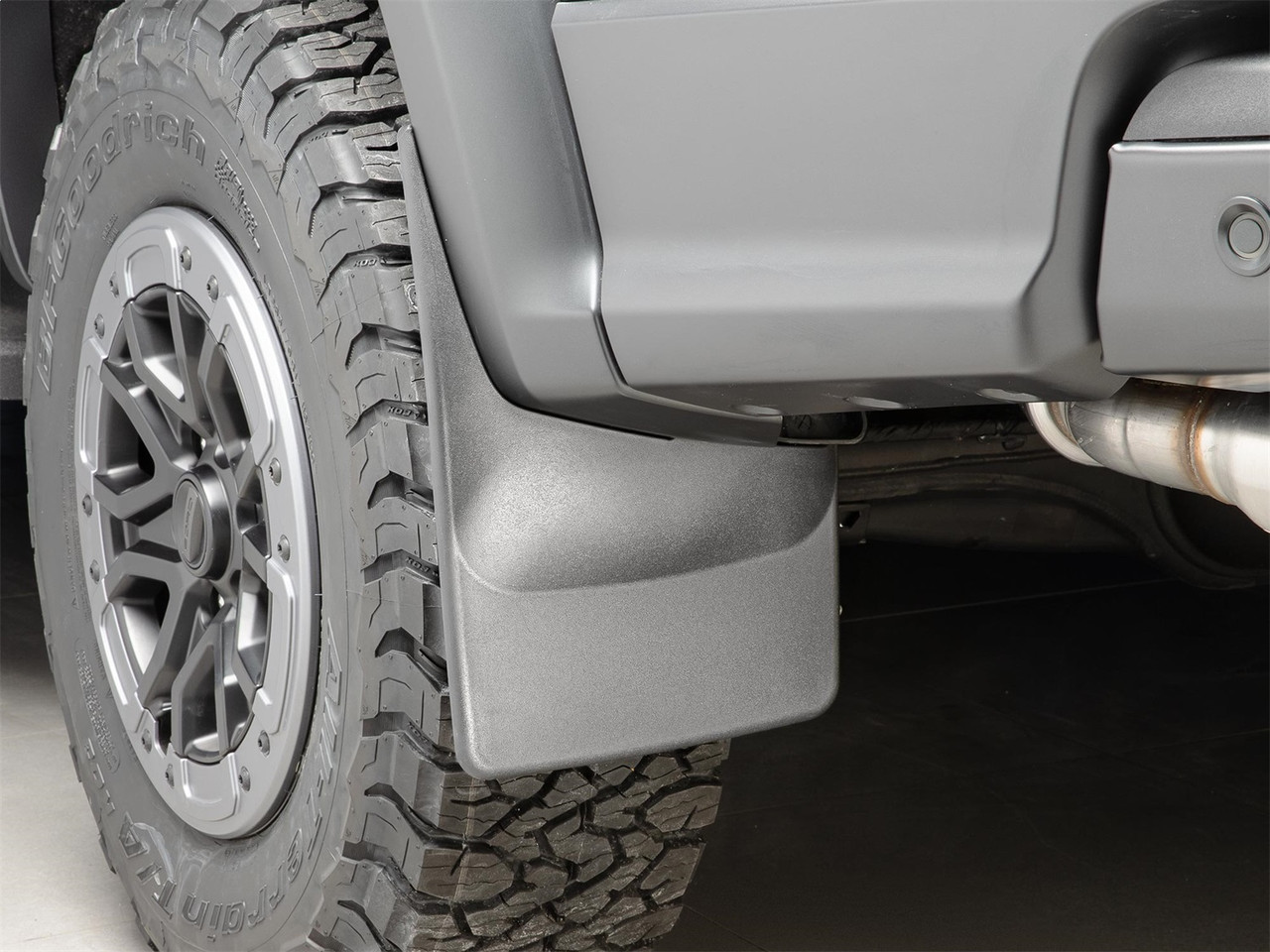 WeatherTech MudFlap No-Drill DigitalFit; Black 120187 thumbnail 1