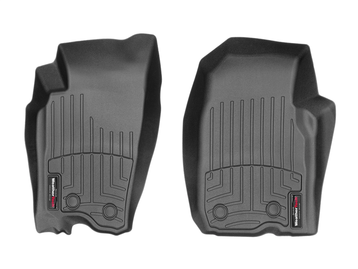 WeatherTech FloorLinerTM DigitalFit; Black; Front 4412141 thumbnail 0
