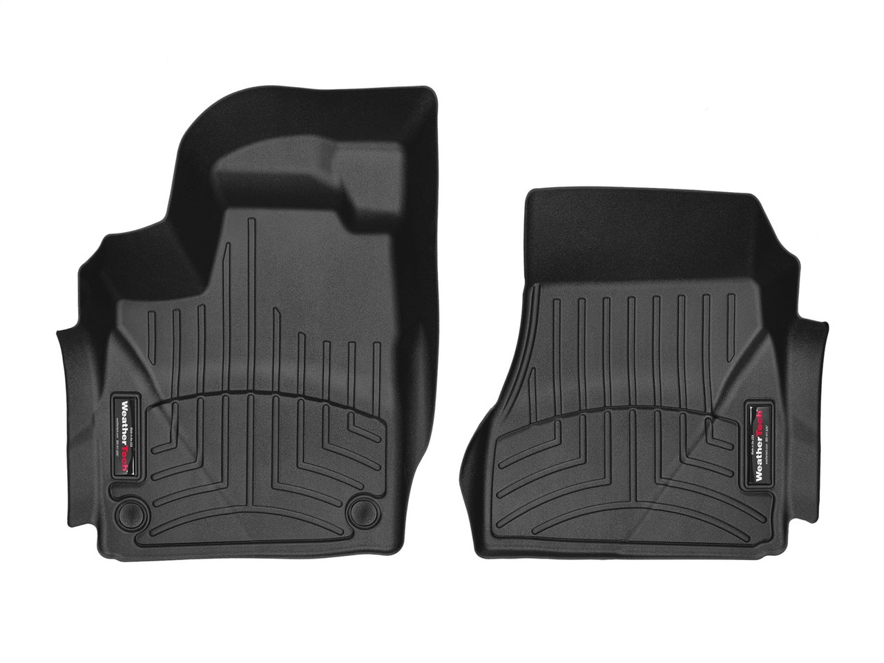WeatherTech FloorLinerTM DigitalFit; Black; Front 4410781 thumbnail 0