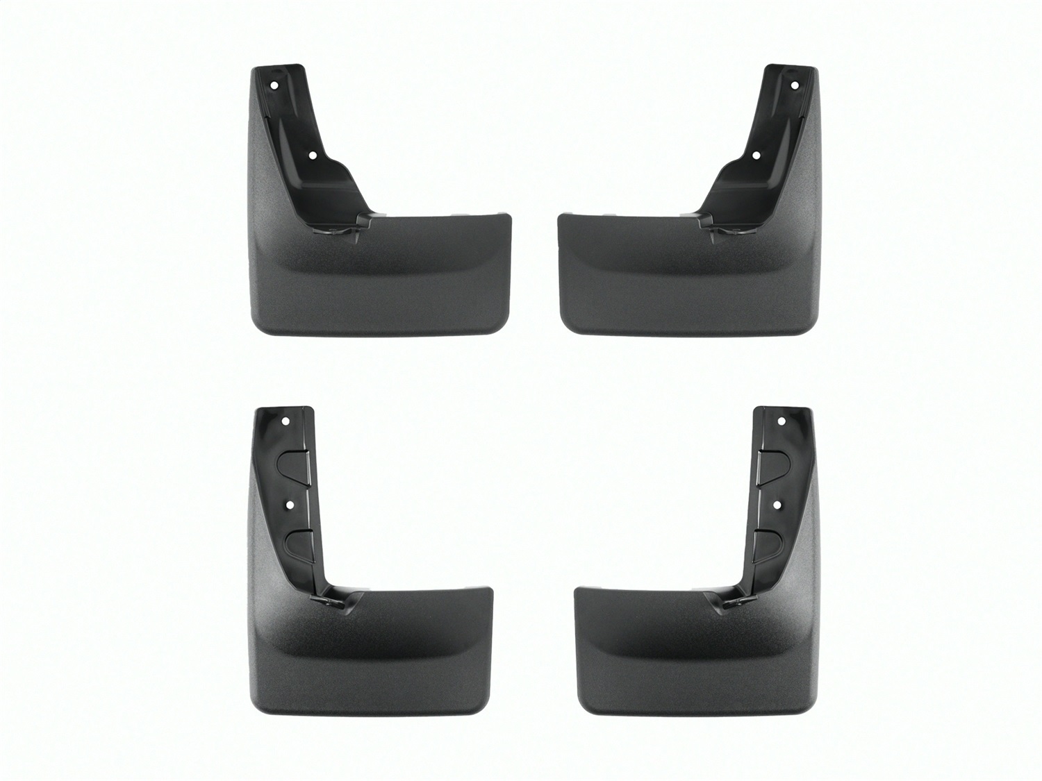 WeatherTech MudFlap No-Drill DigitalFit MudFlap Kit; Black 110154-120154 thumbnail 0