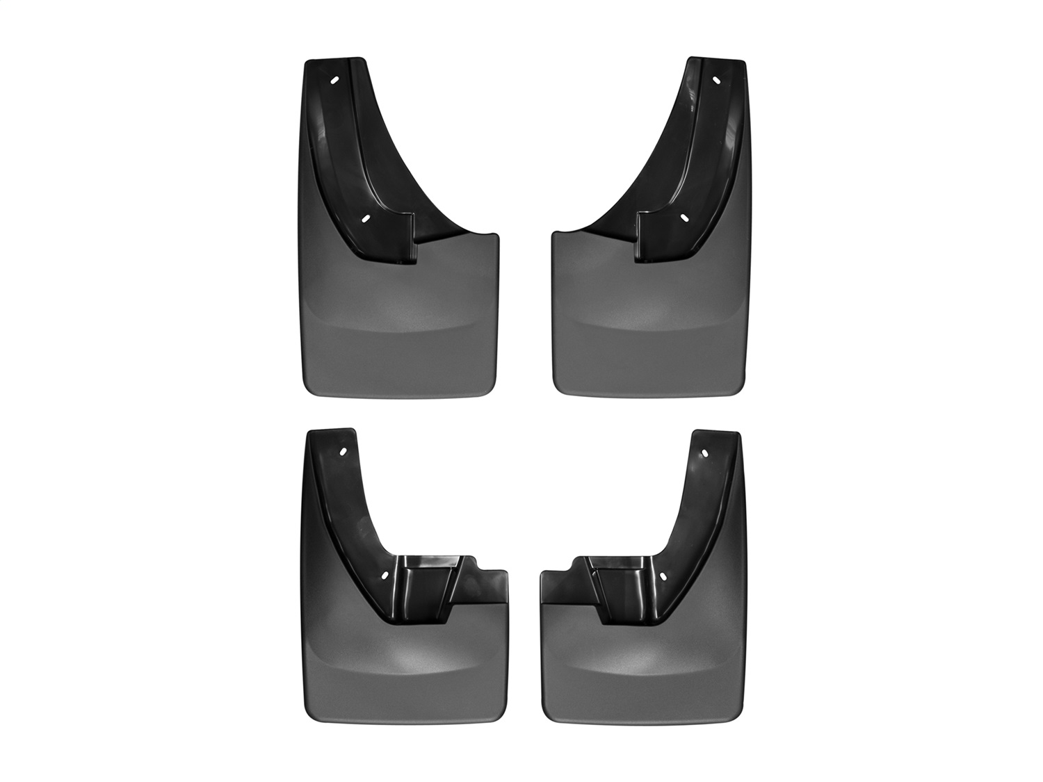 WeatherTech MudFlap No-Drill DigitalFit MudFlap Kit; Black 110026-120026 thumbnail 0