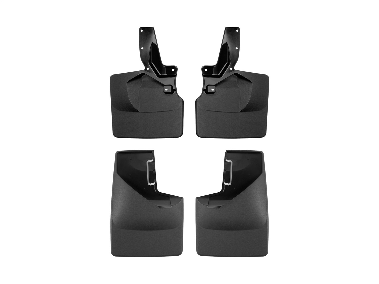 WeatherTech MudFlap No-Drill DigitalFit MudFlap Kit; Black 110140-120145 thumbnail 0