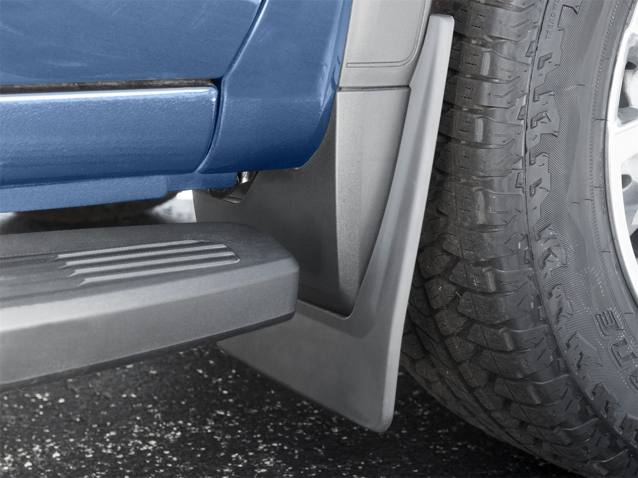 WeatherTech MudFlap No-Drill DigitalFit; Black 110119 thumbnail 0