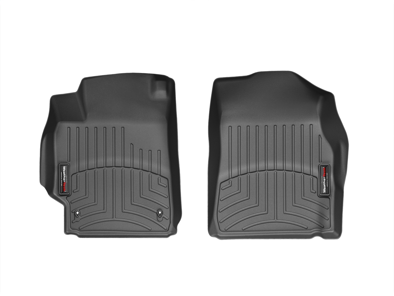 WeatherTech FloorLinerTM DigitalFit; Black; Front 440841 thumbnail 1