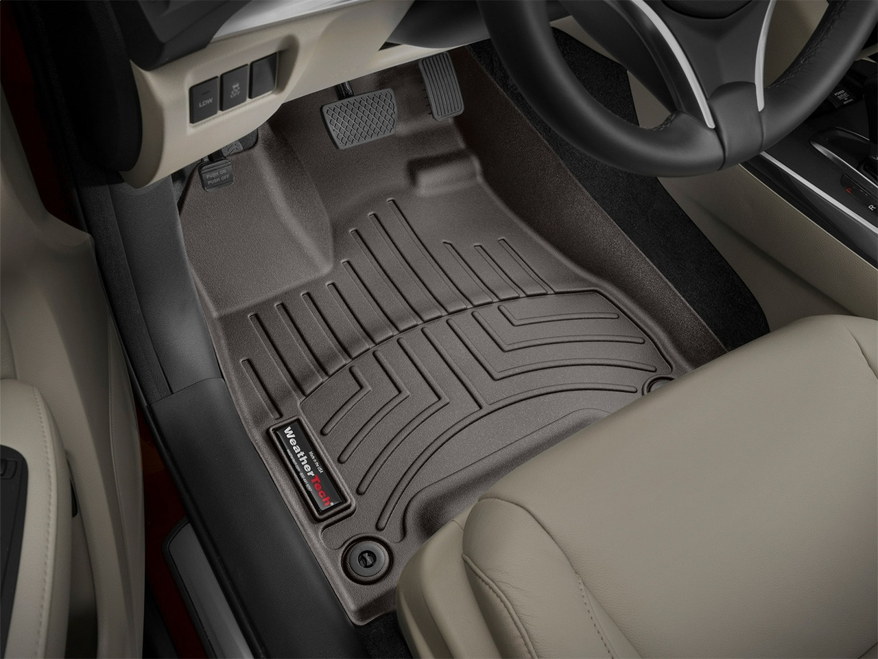 WeatherTech FloorLinerTM DigitalFit; Cocoa; Front 475761 thumbnail 1