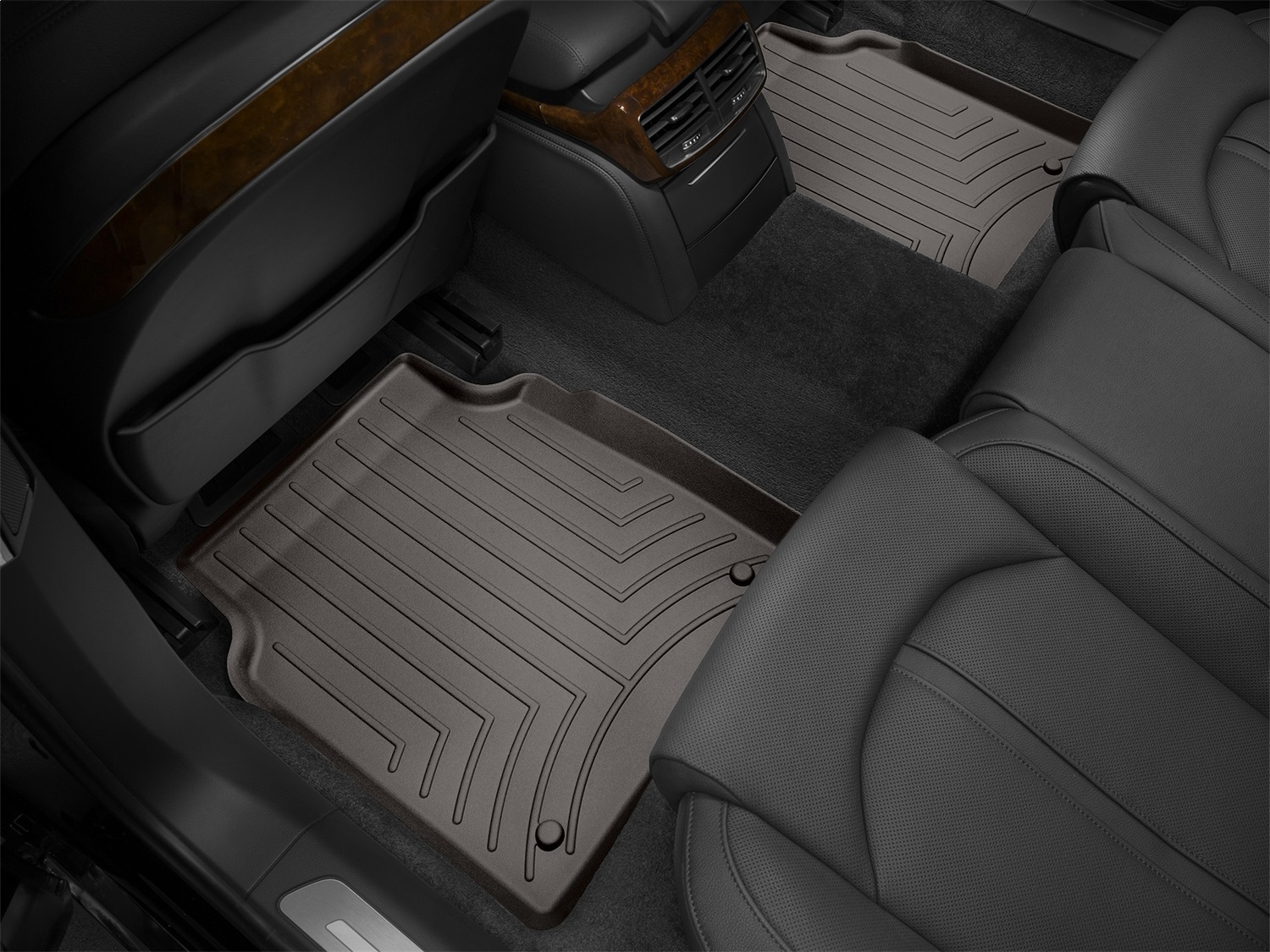 WeatherTech FloorLinerTM DigitalFit; Cocoa; Rear; 2 Piece 474202 thumbnail 1
