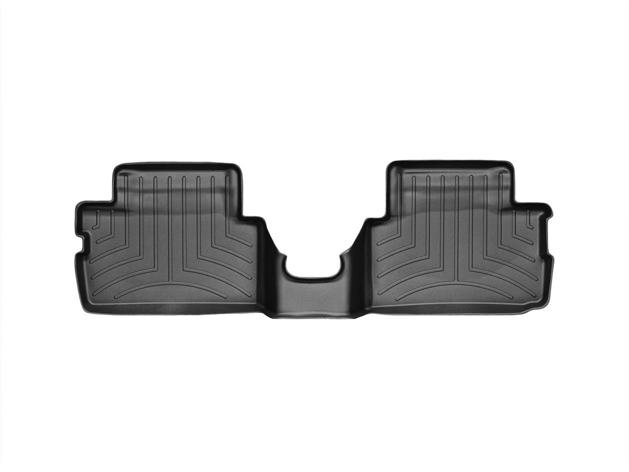 WeatherTech FloorLinerTM DigitalFit; Black; Rear; 2 Pieces 441363 thumbnail 0