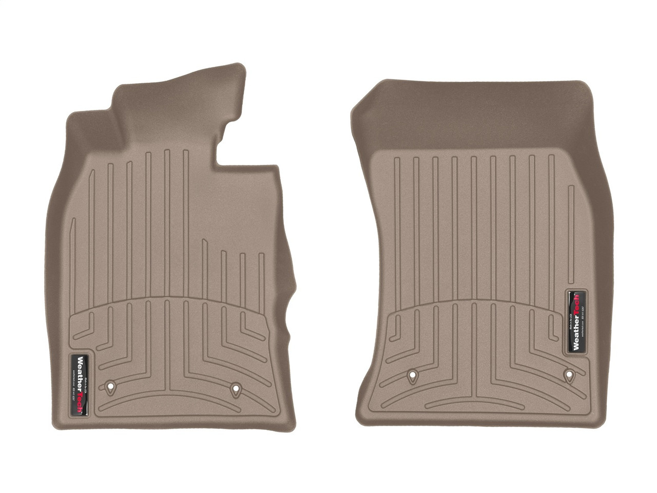 WeatherTech FloorLinerTM DigitalFit; Tan; Front 451371 thumbnail 0
