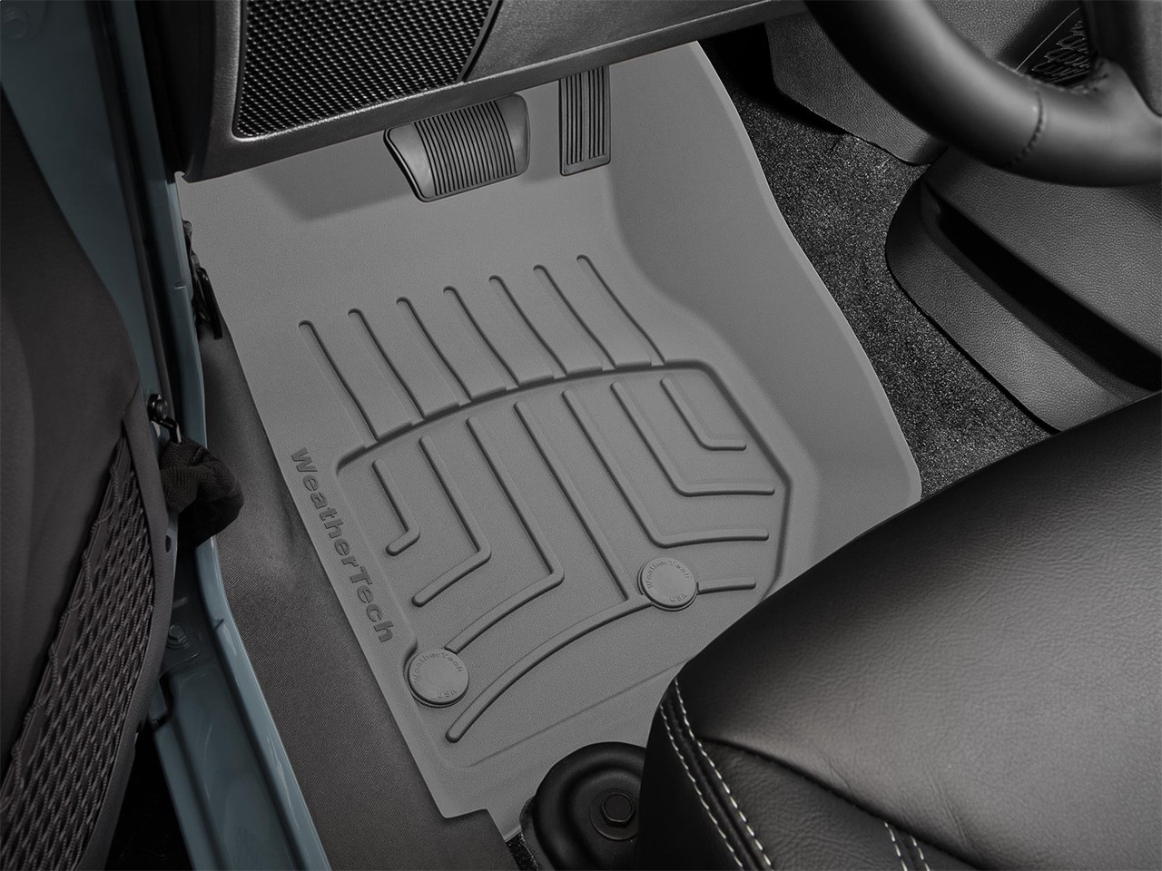 WeatherTech FloorLinerTM HP; Gray; Front 465731IM thumbnail 0