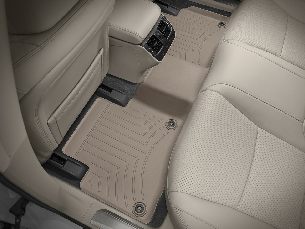 WeatherTech FloorLinerTM DigitalFit; Tan; Rear 455582 thumbnail 1