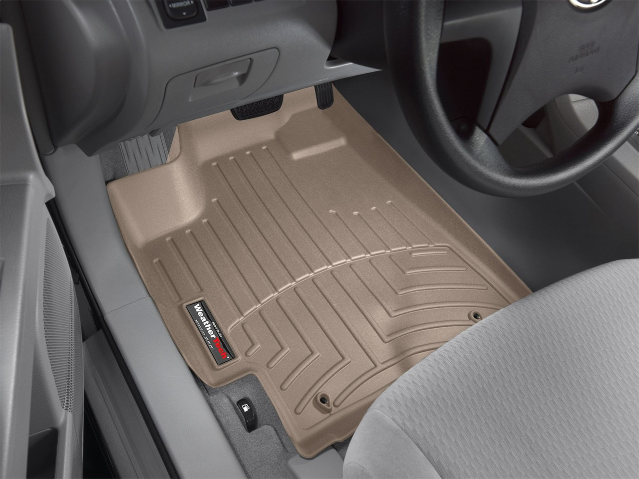 WeatherTech FloorLinerTM DigitalFit; Tan; Front 451151 thumbnail 1