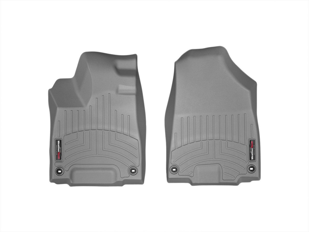 WeatherTech FloorLinerTM DigitalFit; Gray; Front 465761 thumbnail 1