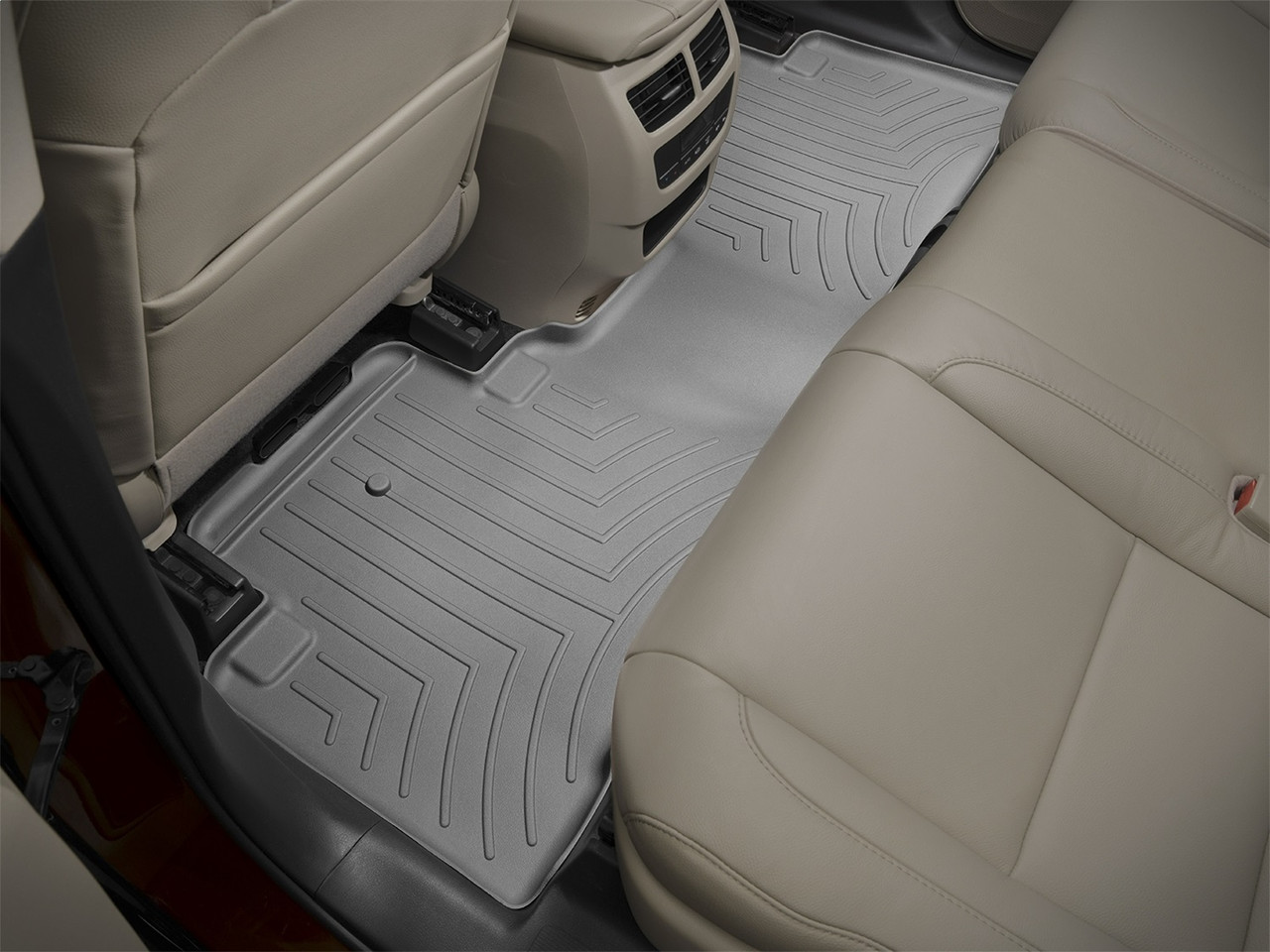 WeatherTech FloorLinerTM DigitalFit; Gray; Rear 465762 thumbnail 1