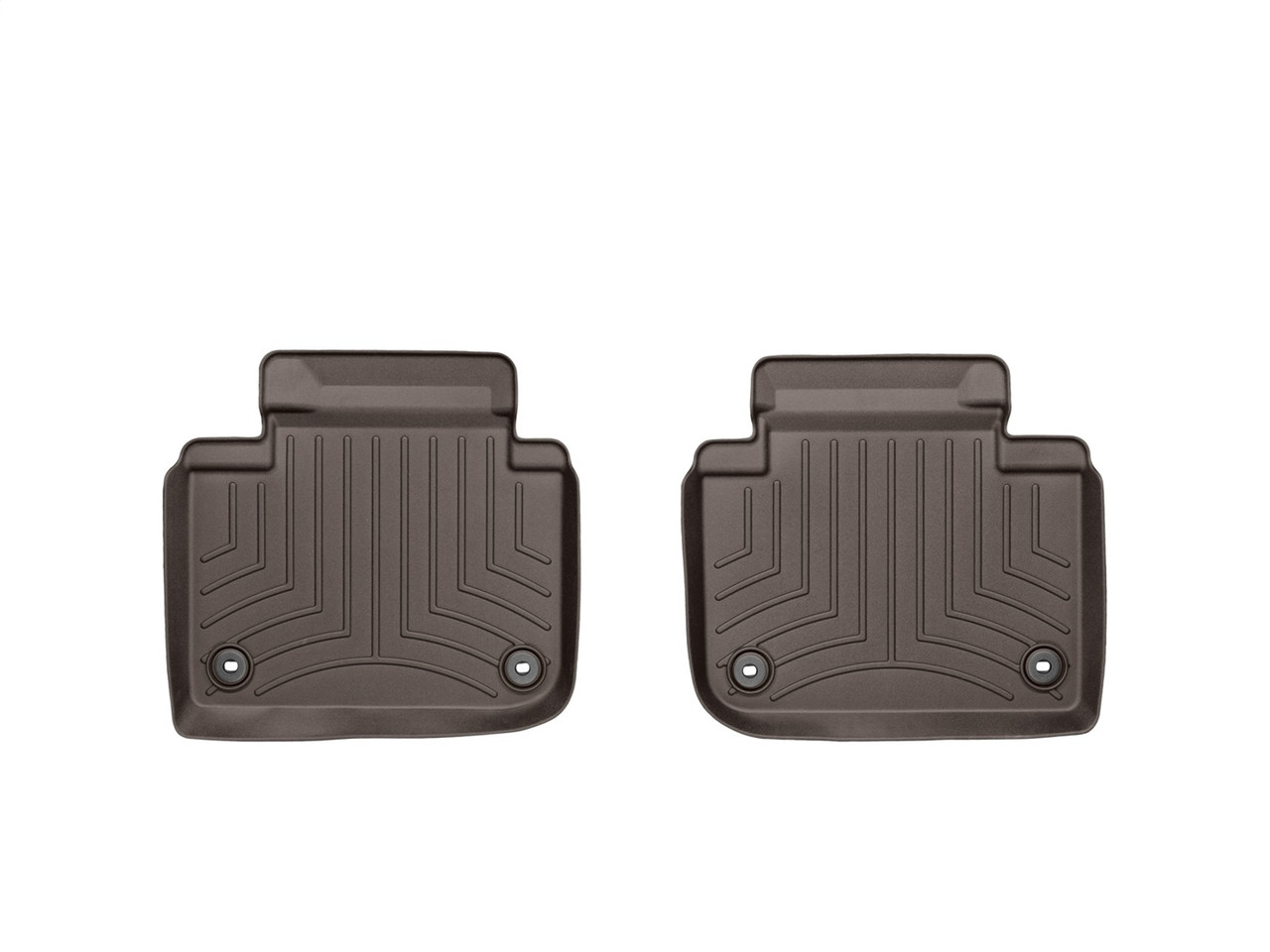 WeatherTech FloorLinerTM DigitalFit; Cocoa; Rear; 2 Piece 474552 thumbnail 0